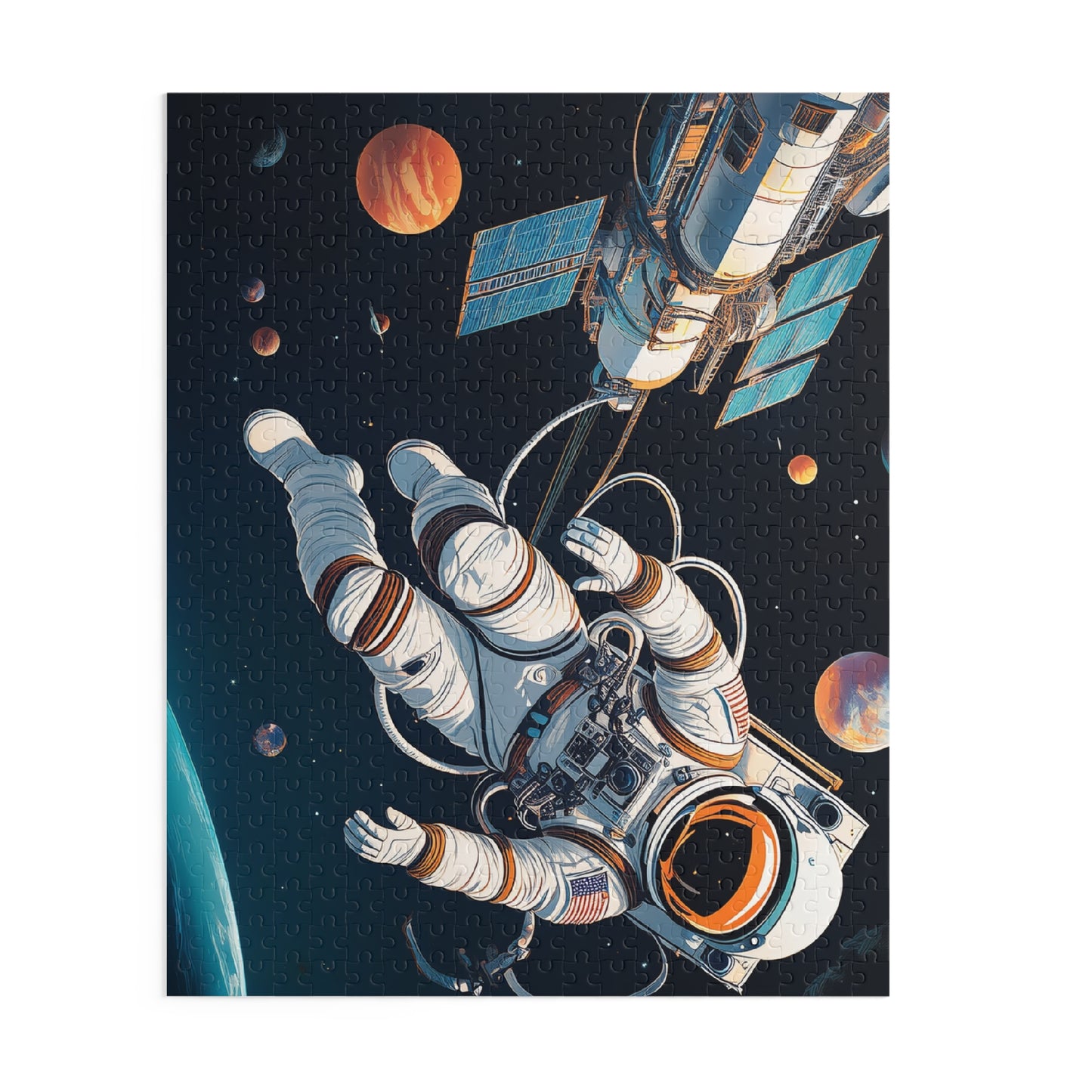 Astronaut Puzzle 500-Chipboard Pieces in Box | Kids Puzzles Size: 16" x 20",  Ages 9+ and Family pn49