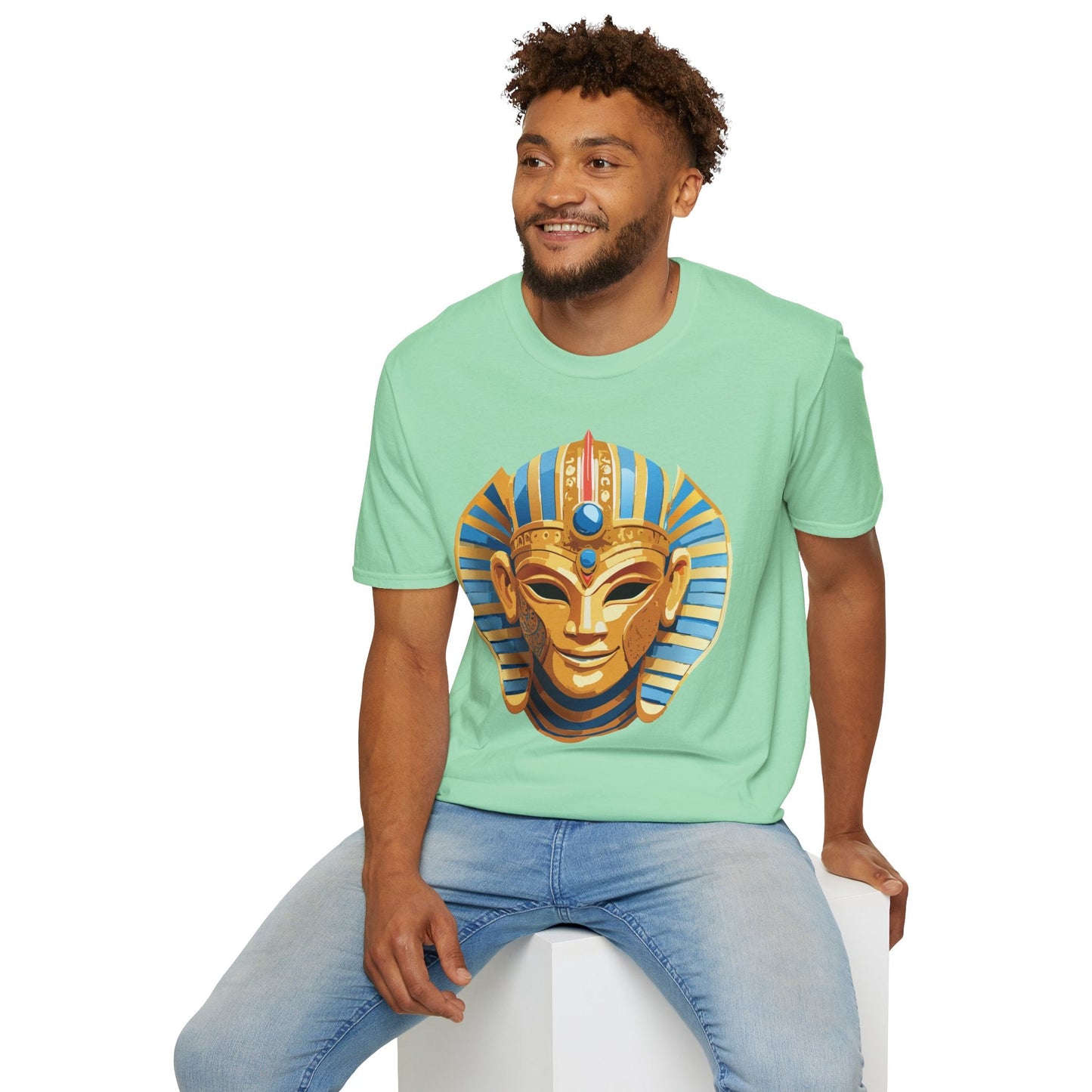 Mask Tee Shirt Unisex Masquerade Tee Softstyle Ring Spun Cotton Comfort For Everyday Wear