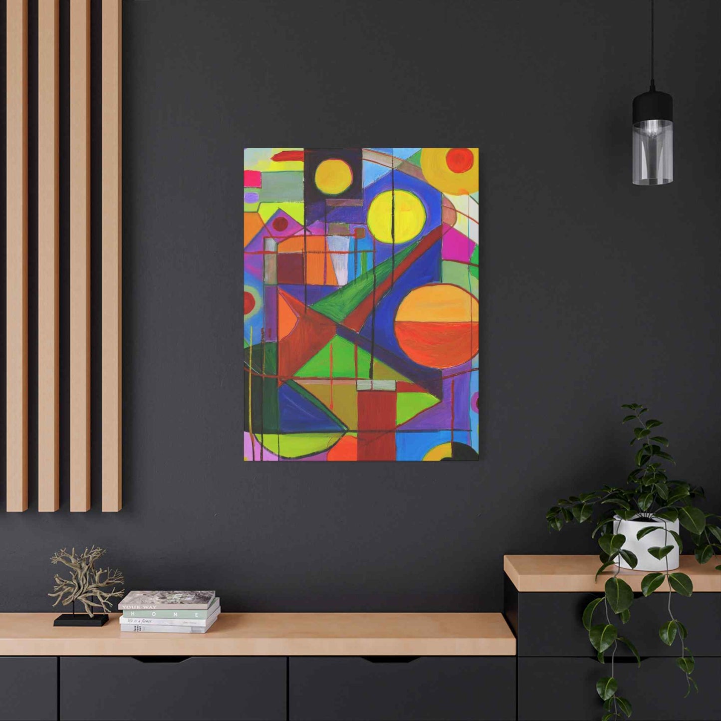 Abstract Painting Print Canvas 20x24,20x30,24x30, 24x32,24x36,30x40, 32x48,36x48,40x60 Pine-Wood Inner Frame ABS-5