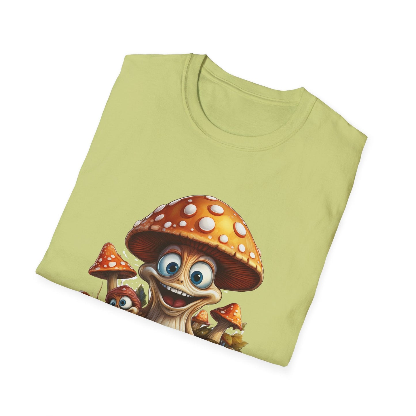 Mashroom Tee Shirt Unisex Softstyle 64000 Comfortable Mushroom Shirt With Funny Fungus Design
