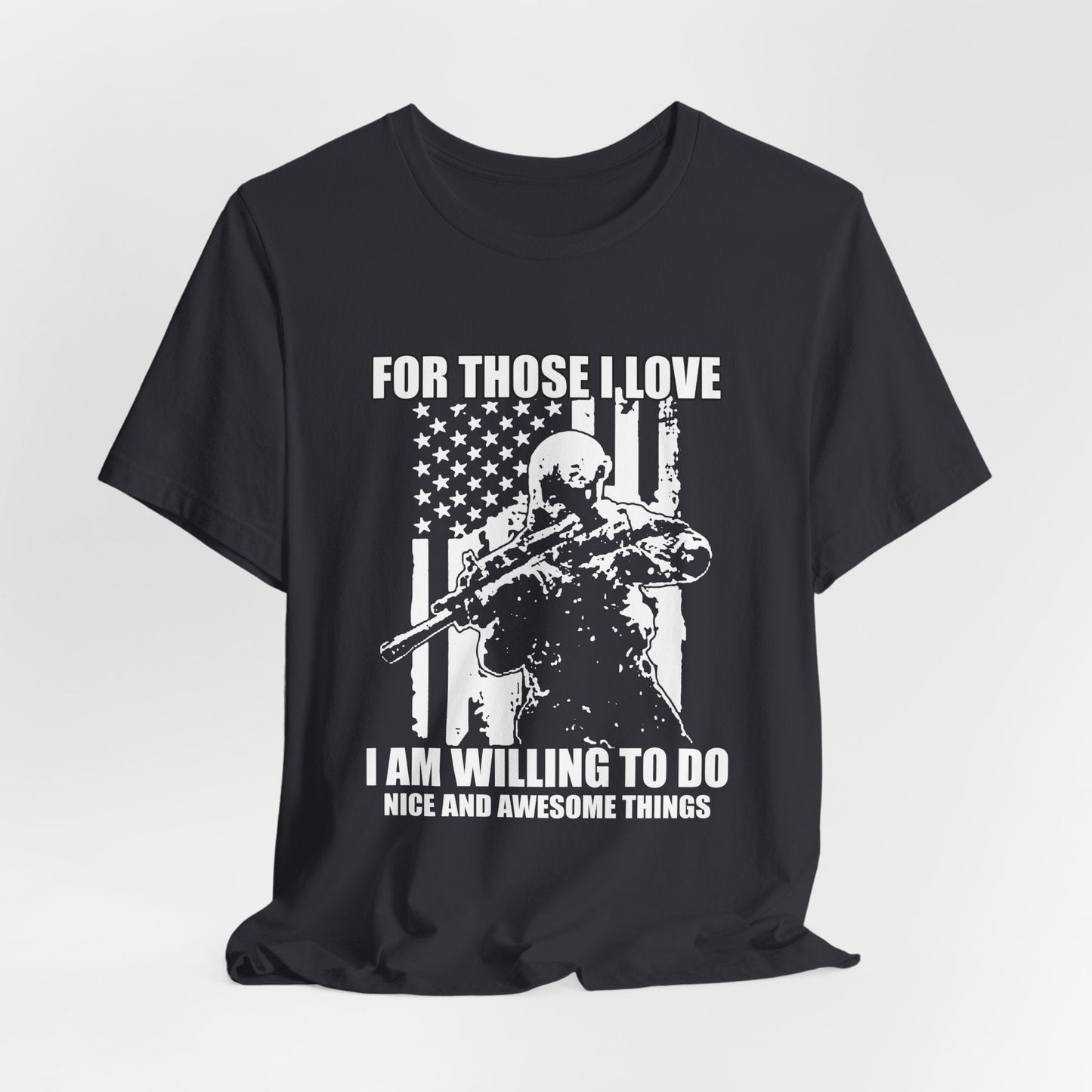 Army Veteran Patriotic Graphic Design Unisex Cotton T-Shirt v50