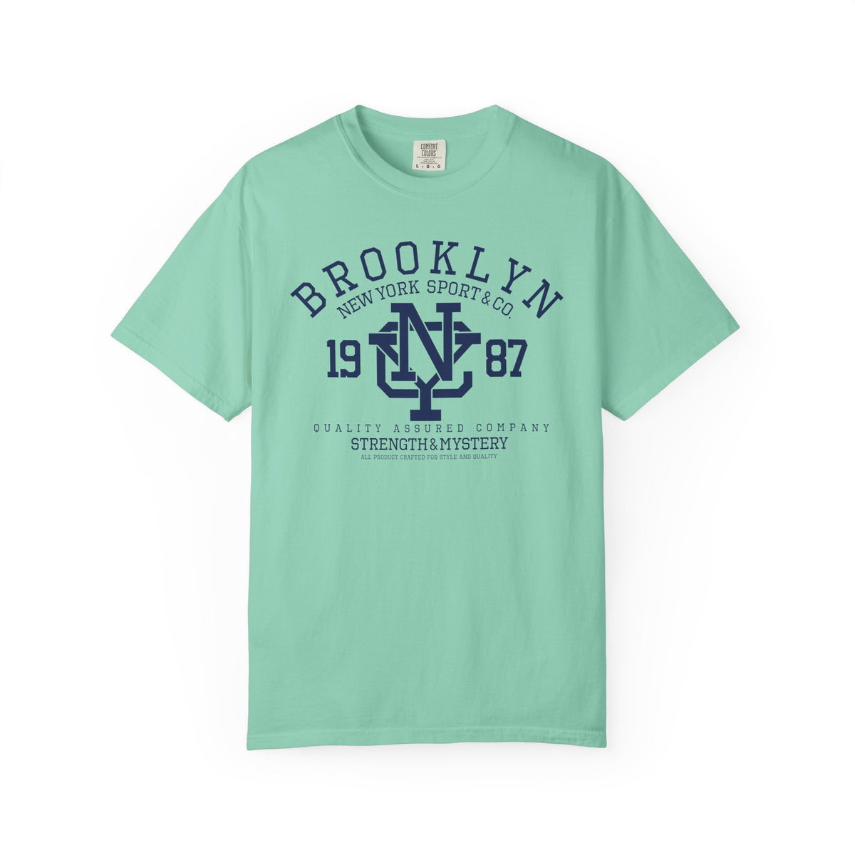 Brooklyn 1987 Athletic Logo Unisex Comfort Colors Garment-Dyed Heavyweight 100 Cotton Art Design T-Shirt w10