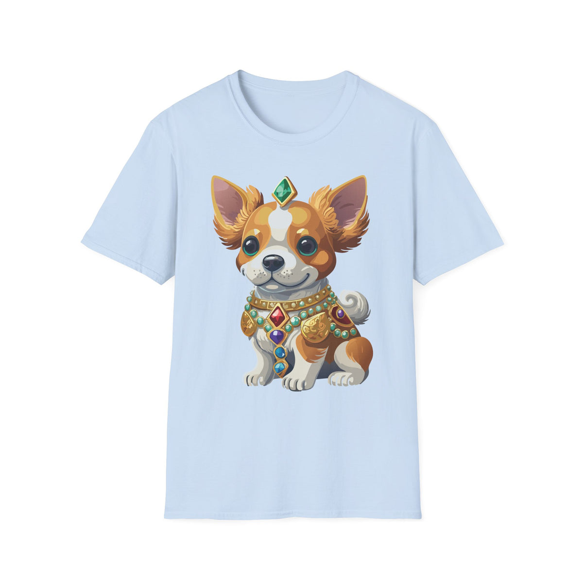 Corgi Prince T-Shirt — Cute Royal Dog Graphic Design Unisex 100 Cotton Gildan T-Shirt