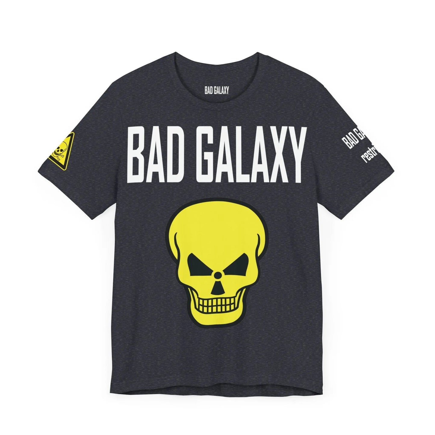 Bad Galaxy Skull T Shirt Made To Order 100 Percent Cotton Eco Friendly Inks USA Designed