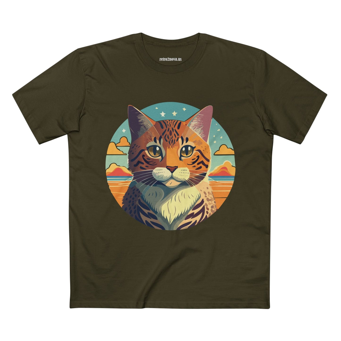 Unisex Premium Cotton Tee With Original Cat Art Design Animal Shirt For Cat Lovers Comfortable Breathable Everyday Wear
