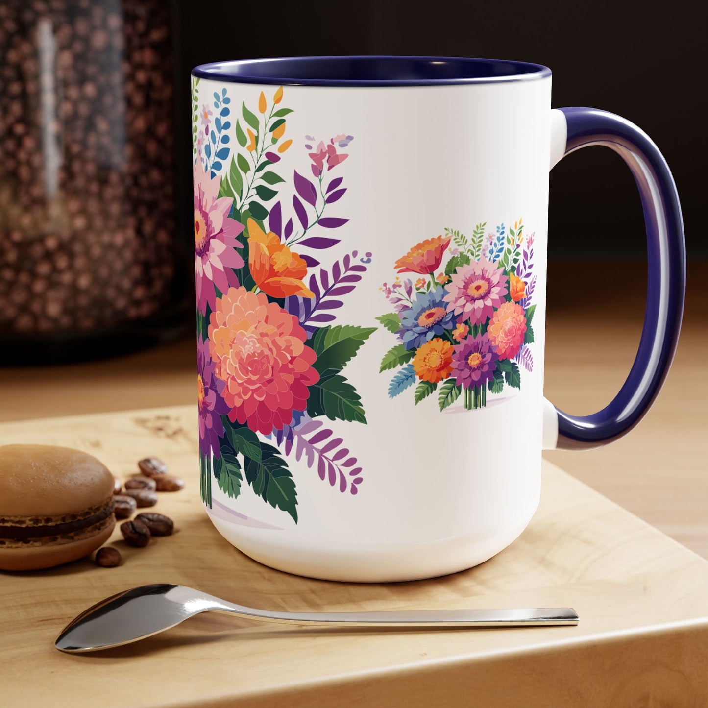 Floral Mug, Floral Cup