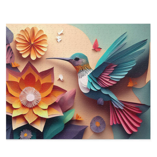 Bird Puzzle 500-Chipboard Pieces in Box | Kids Puzzles Size: 16" x 20",  Ages 9+ and Family pn66