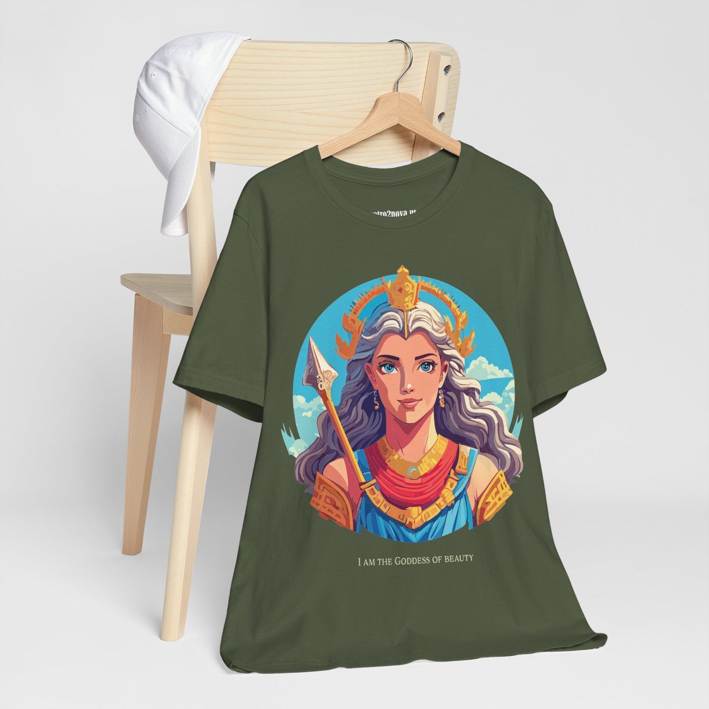 Graphic Cotton Unisex Jersey Short Sleeve T Shirt With Retro2Nova Artwork And Vintage Inspired