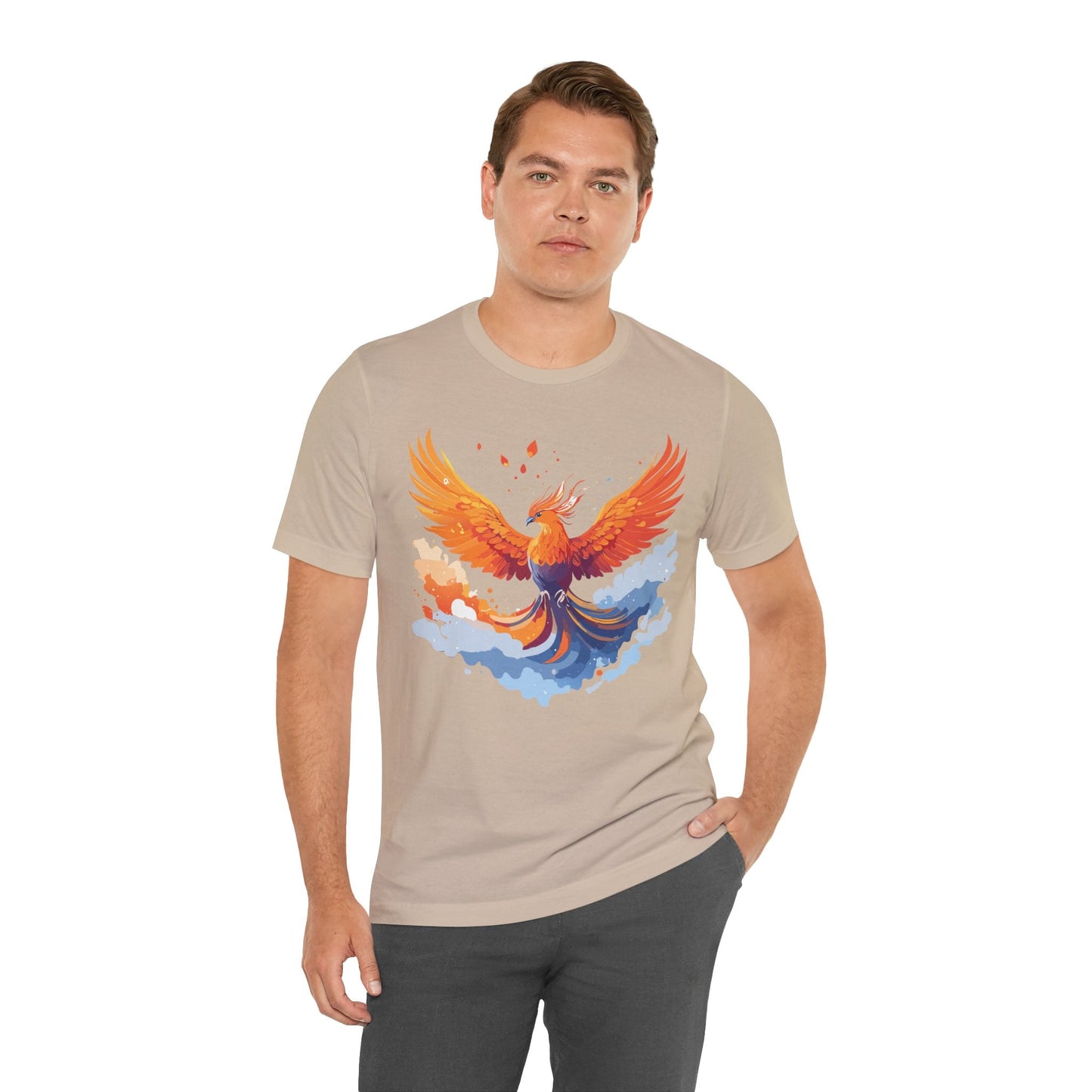 Unisex Animal Shirt With Art Design Graphic Tee Wild Animals Shirt For Everyday Wear