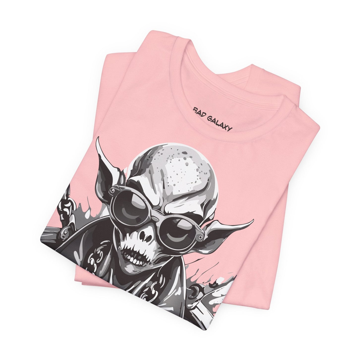 Alien Tee Shirt From Bad Galaxy Made To Order 100 Percent Cotton Eco Friendly Inks Free Shipping