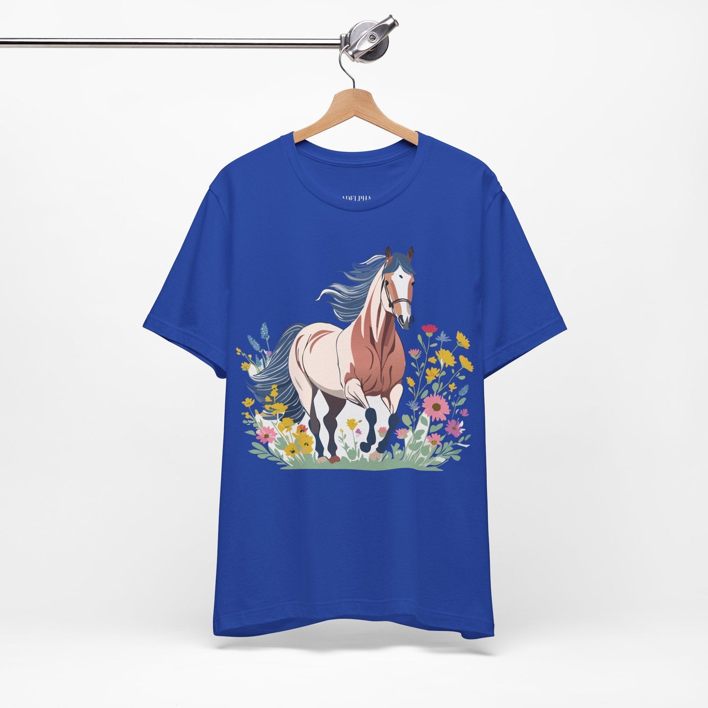 Horse Graphic Unisex 100 Cotton Vintage Animal Art T-Shirt 10