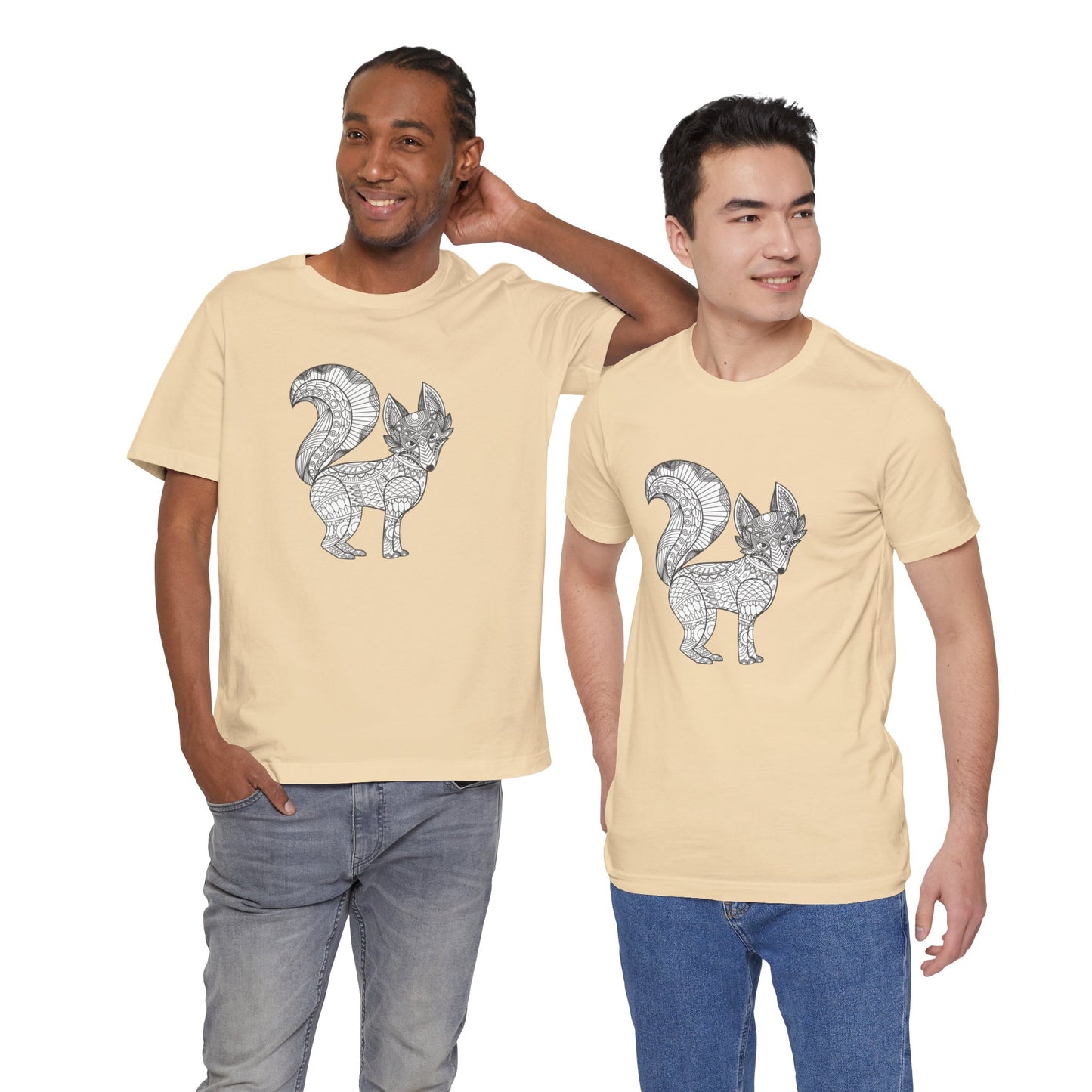 Camiseta unisex con estampado de animales 