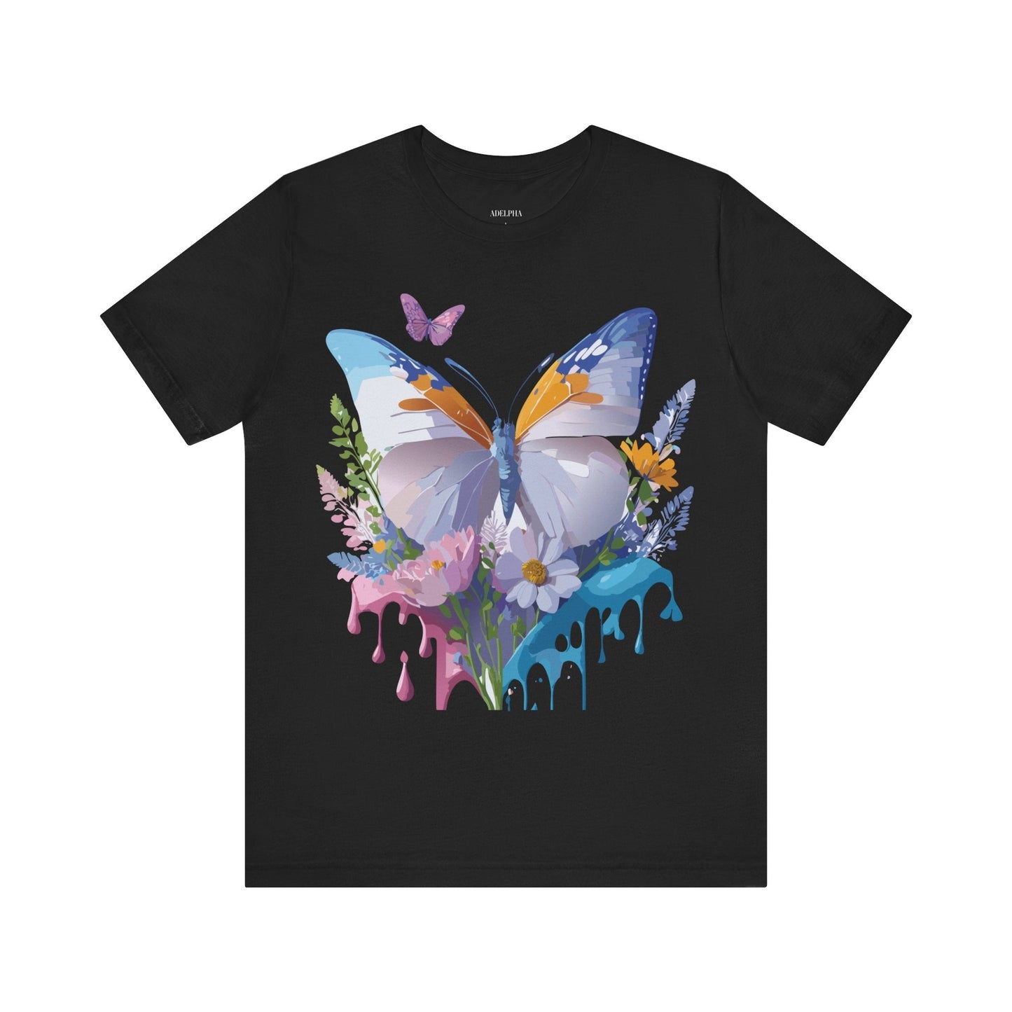Adelpha Butterfly Graphic Tee Vintage Inspired Unisex Short Sleeve Shirt
