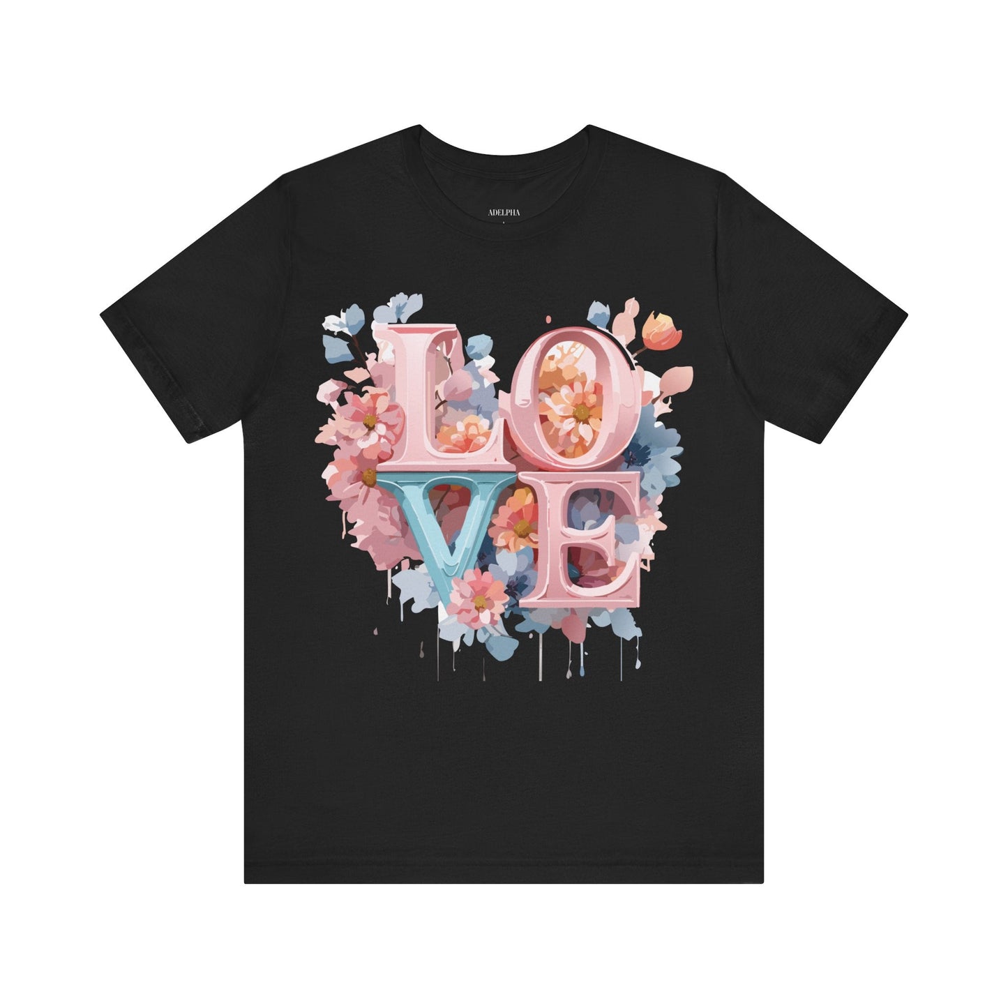 Valentine Graphic Tee Unisex Vintage Inspired Art Design Shirt Adelpha Premium Jersey Short Sleeve