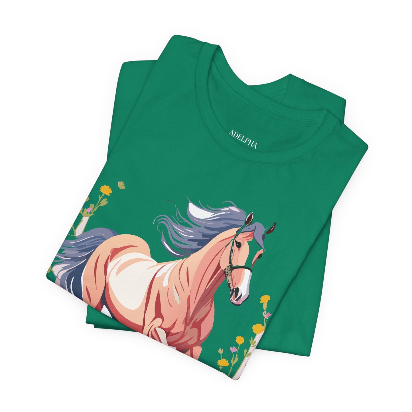 Horse Graphic Unisex 100 Cotton Vintage Animal Art T-Shirt 8