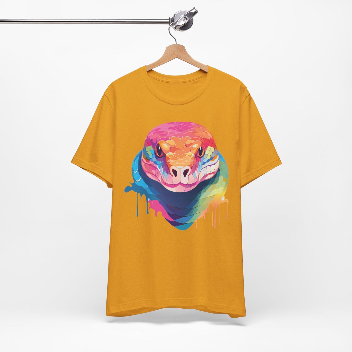 Unisex Animal Shirt With Art Design Wild Animals Graphic Print Casual Short Sleeve Tee