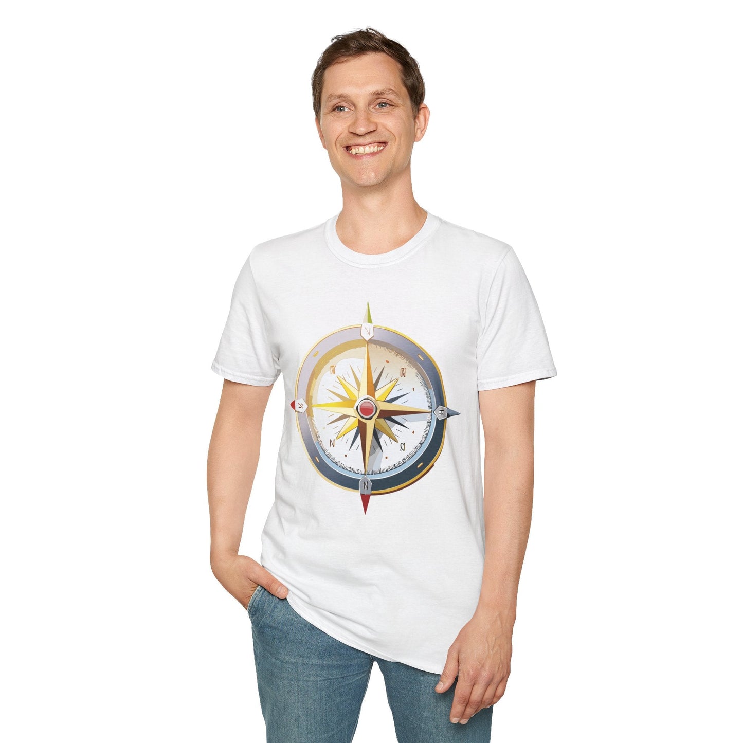 Compass Navigator Graphic Tee Unisex 100 Cotton 10