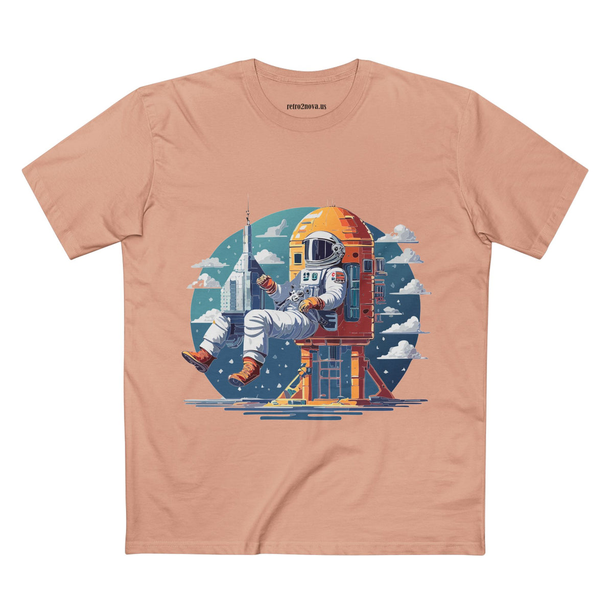 Cosmos Astronaut Graphic Tee Staple Unisex 100 Cotton Tee Shirt - CS-43