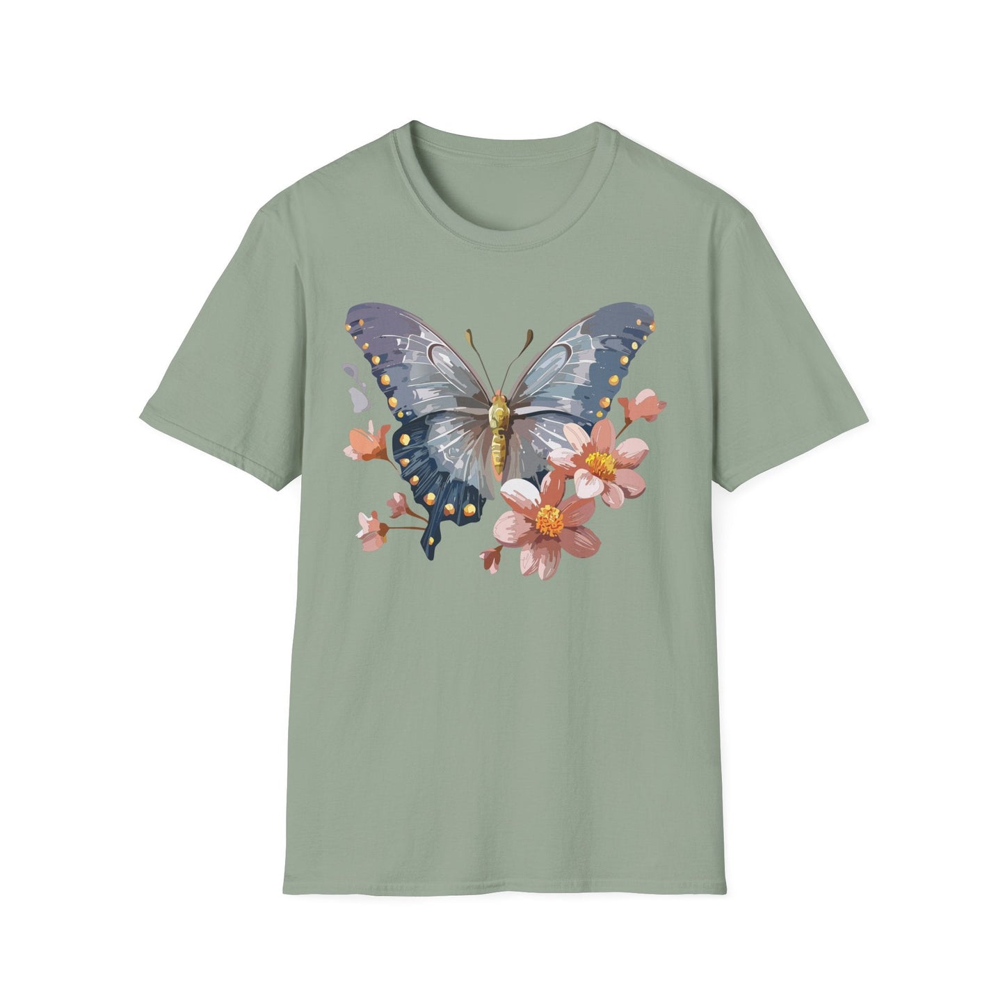 Butterfly Shirt Unisex T Shirt Monarch Butterfly Softstyle Tee Gildan 64000 Breathable Everyday Wear
