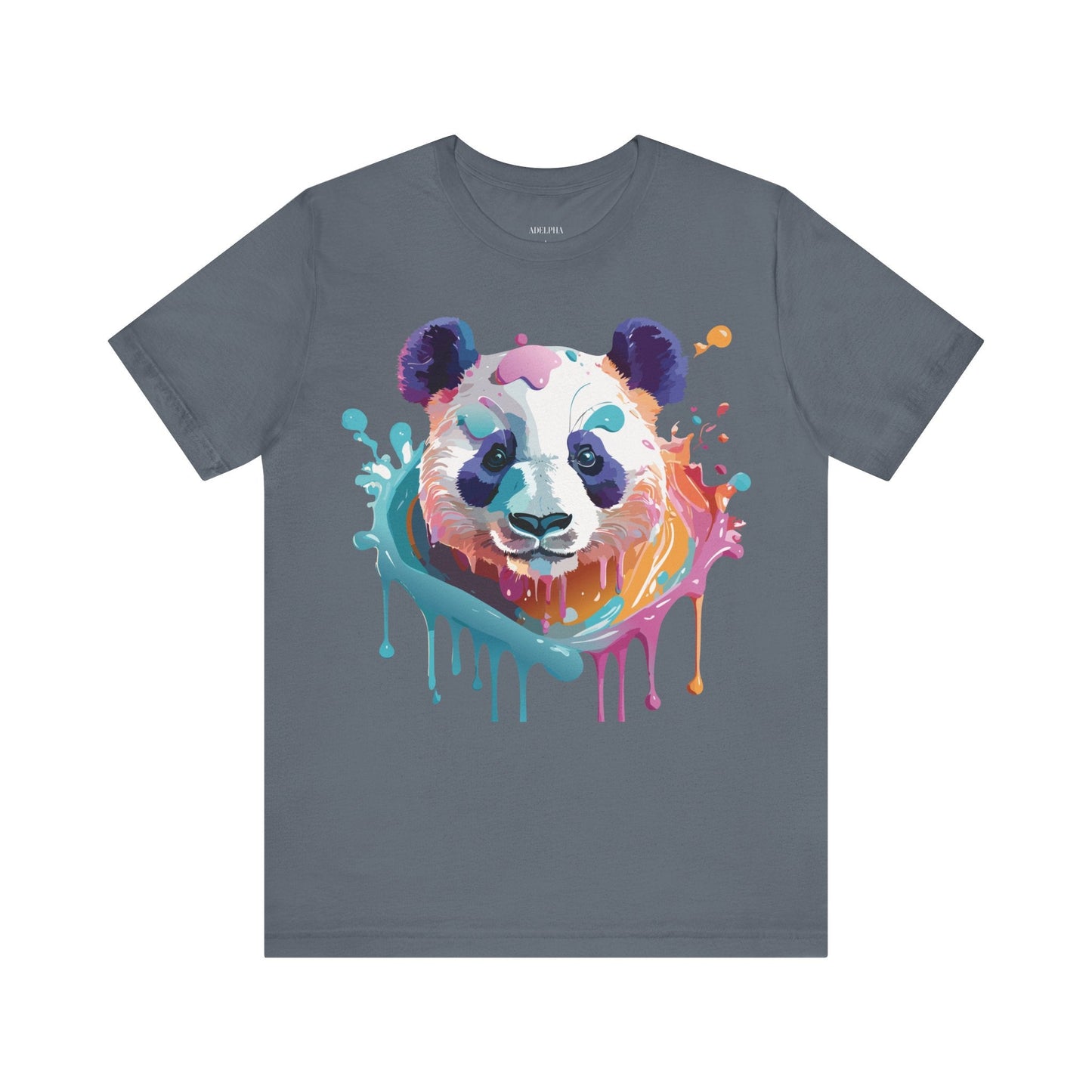 Panda Graphic Unisex 100 Cotton Vintage Art with Animal T-Shirt 12