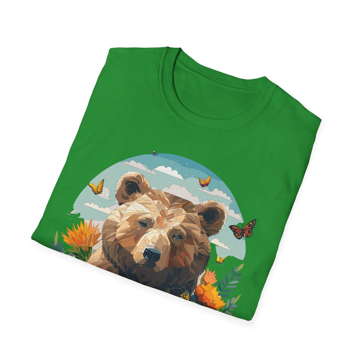 Bear T Shirt Unisex Teddy Bear Tee Softstyle 64000 One Hundred Percent Ring Spun Cotton Short Sleeve