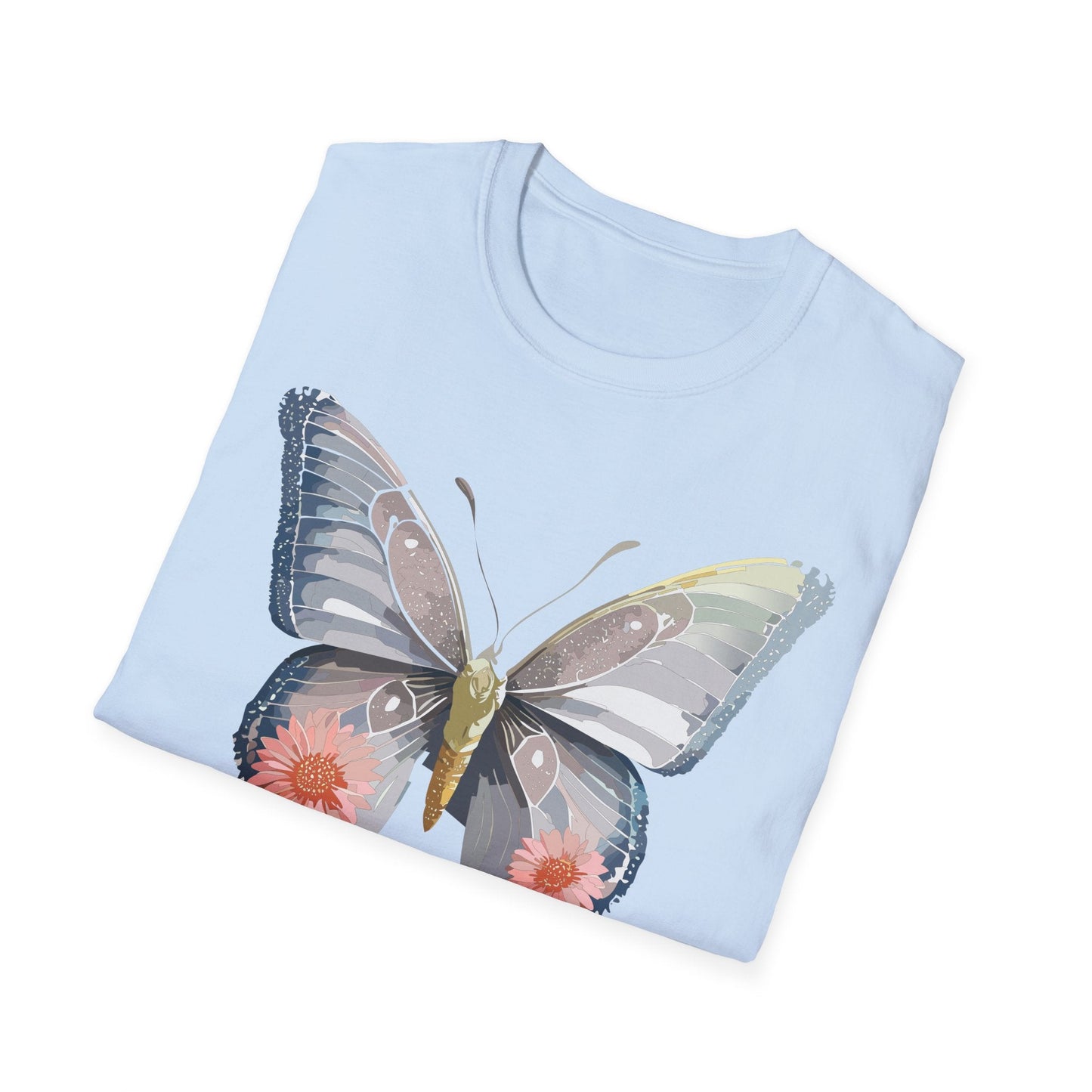 Butterfly Shirt Unisex T Shirt 100 Percent Ring Spun Cotton Softstyle Tee Monarch