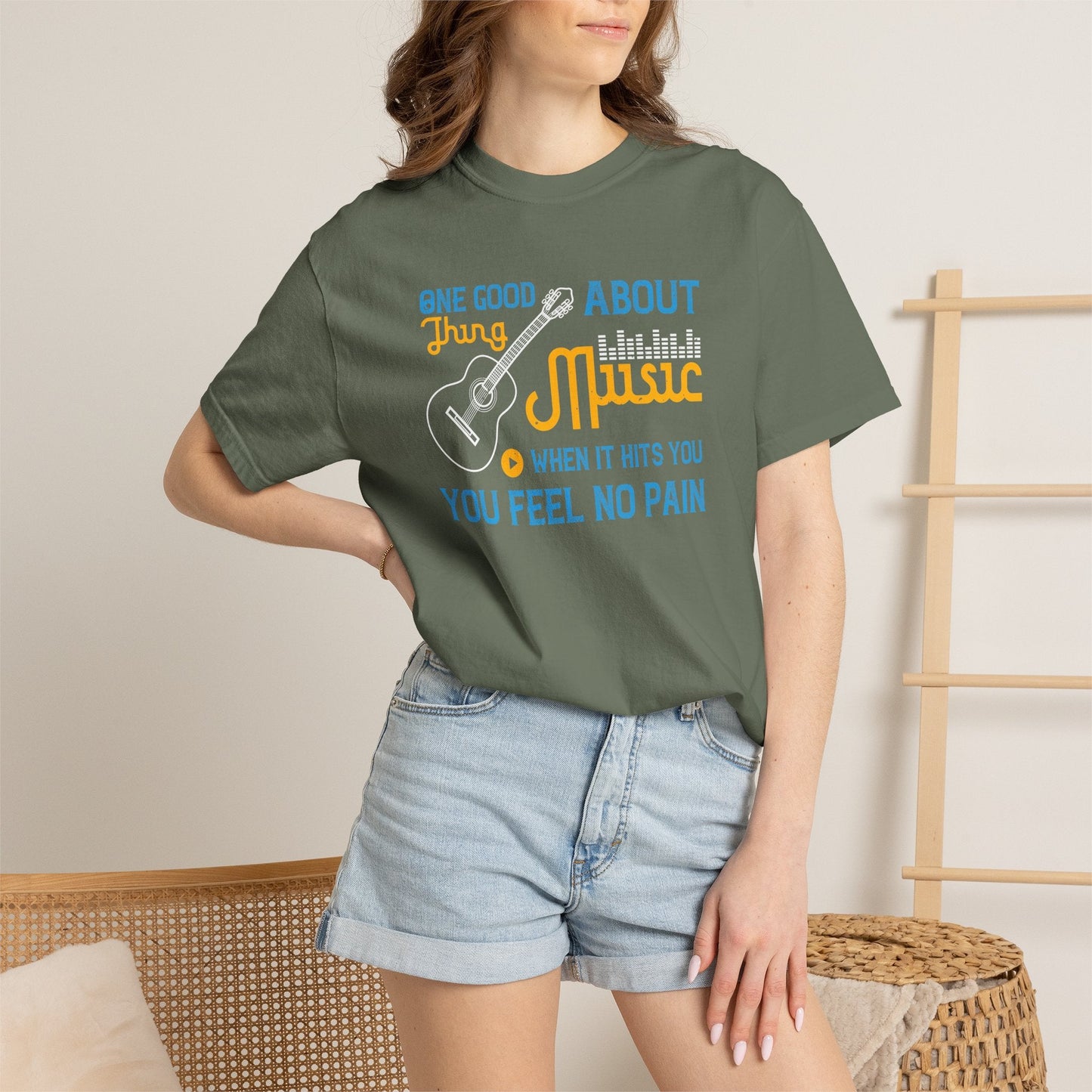 Music Graphic Design Unisex Cotton T-shirt m40