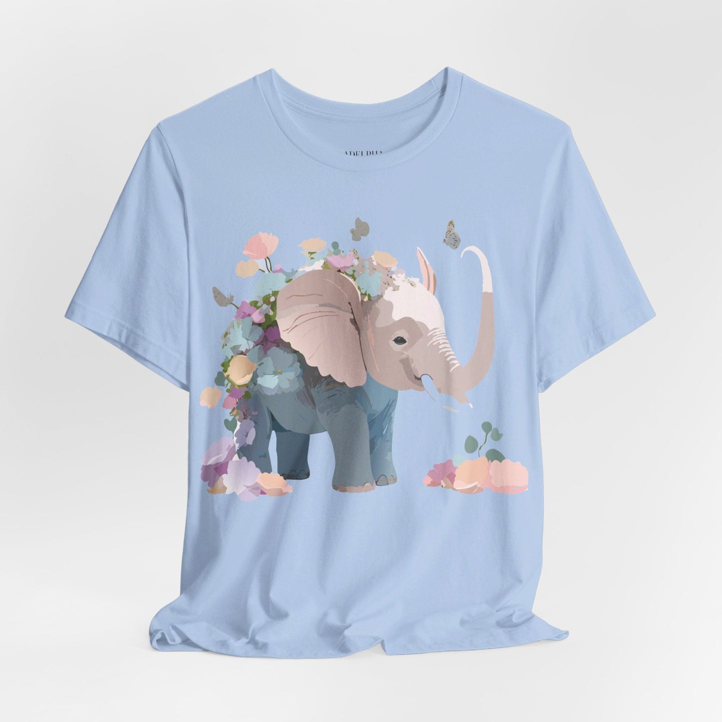 Elephant Graphic Tee Unisex Jersey Short Sleeve Art Design Adelpha Premium Vintage Inspired