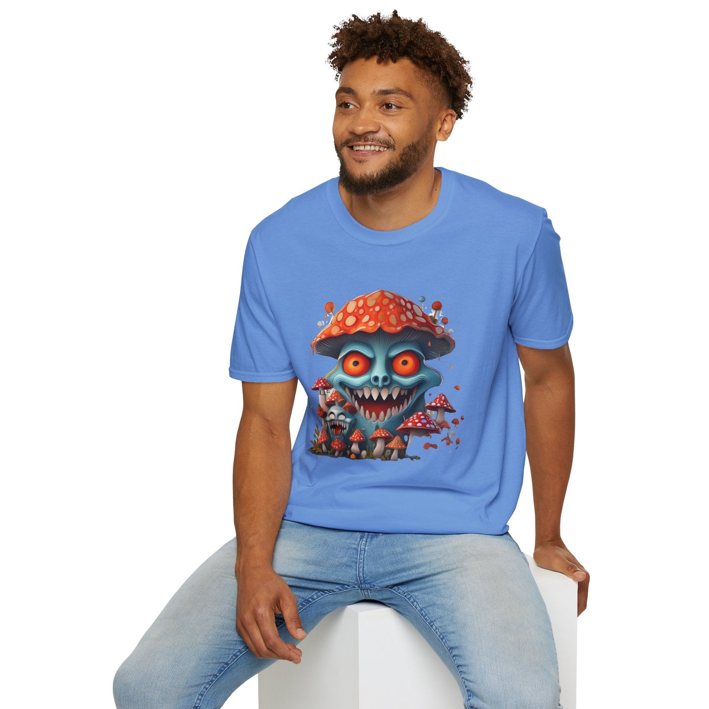 Mashroom Tee Shirt Unisex Softstyle Gildan 64000 Short Sleeve Tee With Funny Mashroom Fungus