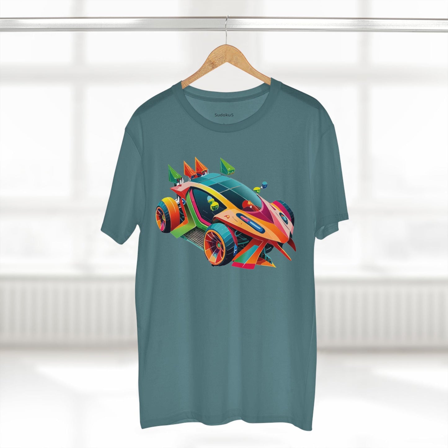Car Graphic Unisex 100 Cotton Staple Tee 25