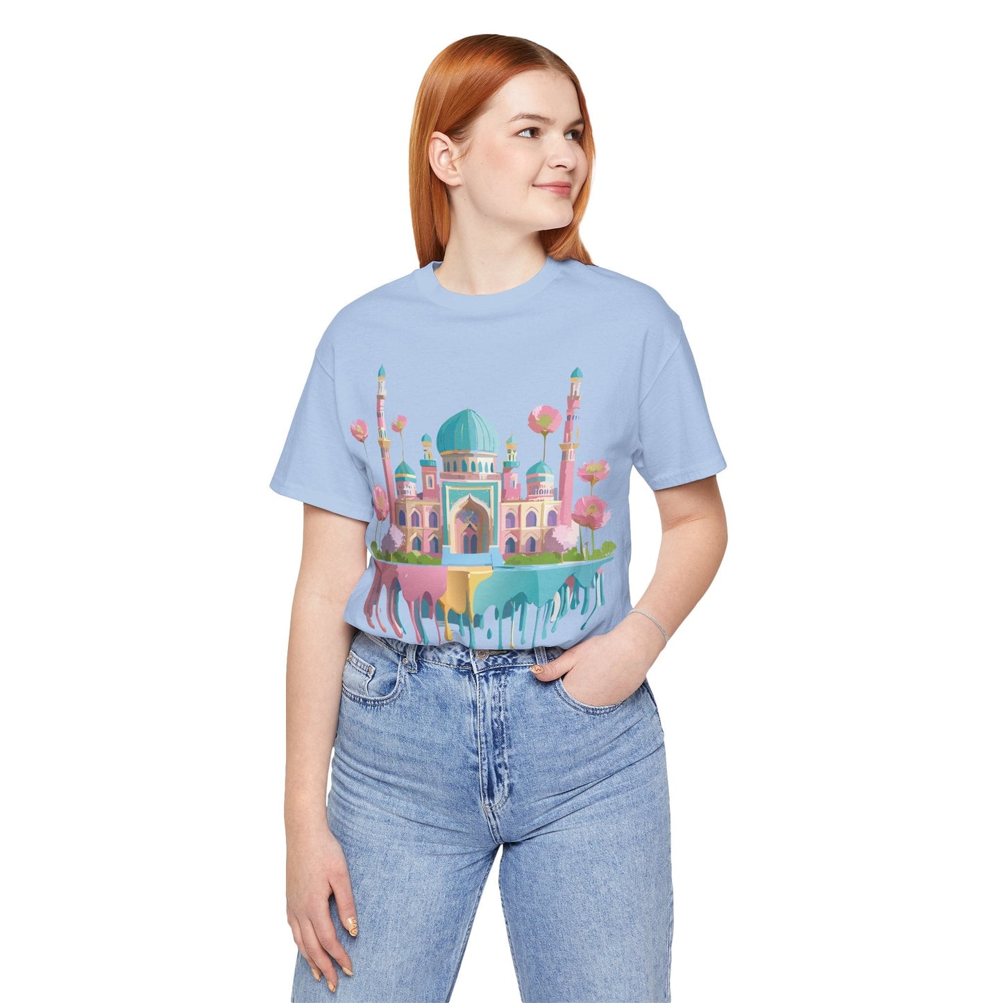 Tourist Shirt With Tashkent Graphic Tee Unisex Jersey Short Sleeve Vintage Inspired Artwork Adelpha