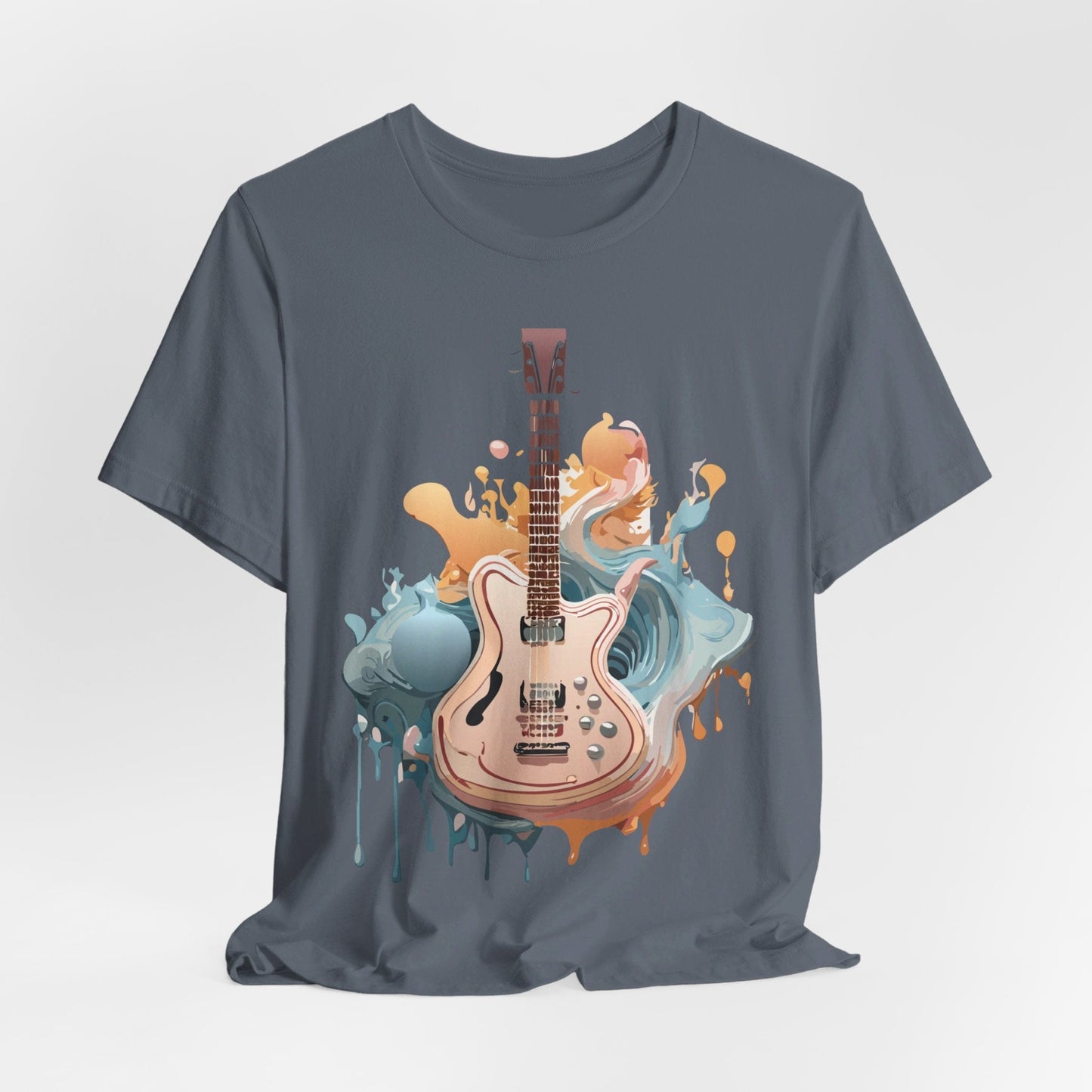 Adelpha Vintage Inspired Graphic Tee Unisex Jersey Short Sleeve Music Design Collectible