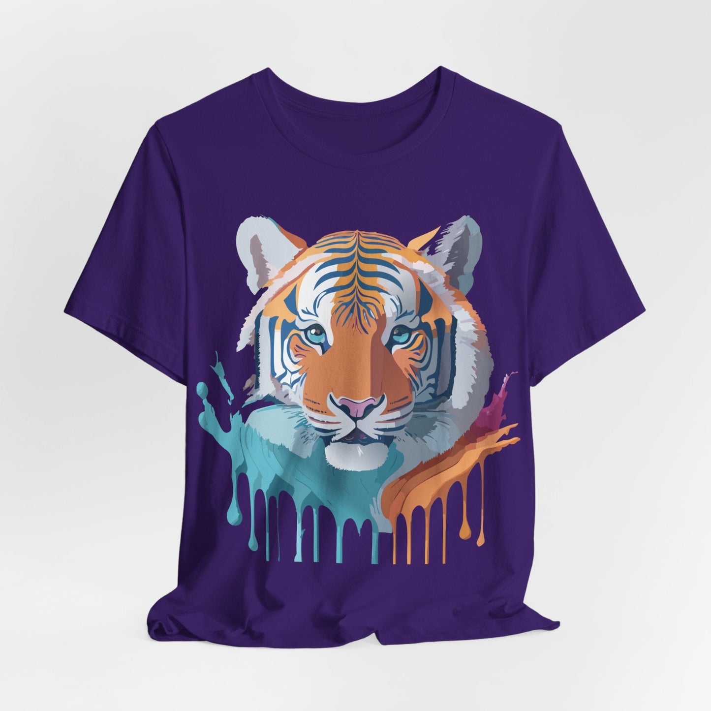 Tiger Graphic Tee Unisex Jersey Short Sleeve Vintage Inspired Artwork Adelpha Art Design