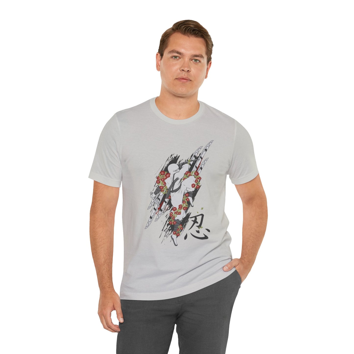 Ninja Samurai Artwork Graphic Unisex Cotton T-Shirt r5