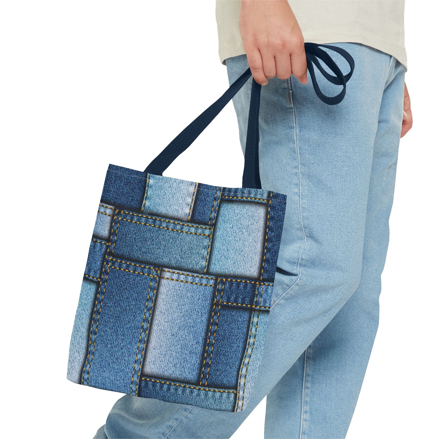 Denim Canvas Bag, Tote Bag Denim - PPU BEST