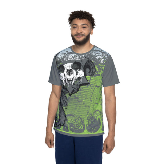 Be14 Fun Graphic T-Shirt, Art Design Poly Shirt, All Over Print Graphic Tee, Funny Print T-Shirt, Funny Cartoon Tee