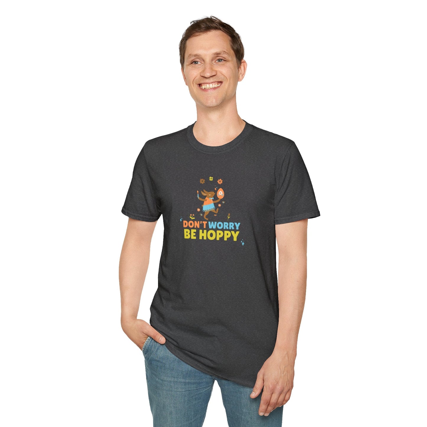 Easter Day T Shirt With Signature Art Design Unisex Softstyle Tee 64000 By Gildan