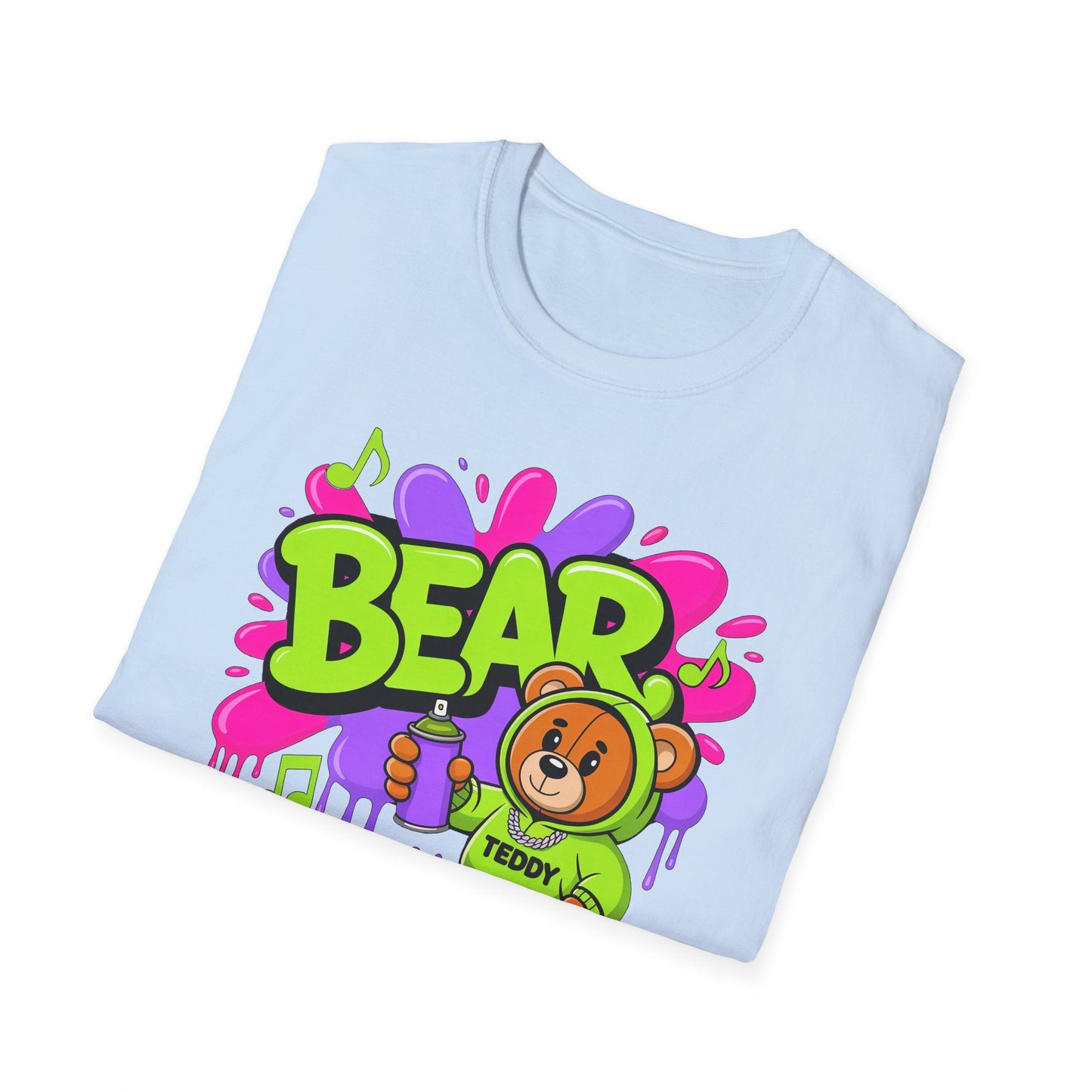 Funny Cartoon Animals T Shirt Unisex Graphic Tee Animation Softstyle Gildan 64000 Ring Spun Cotton