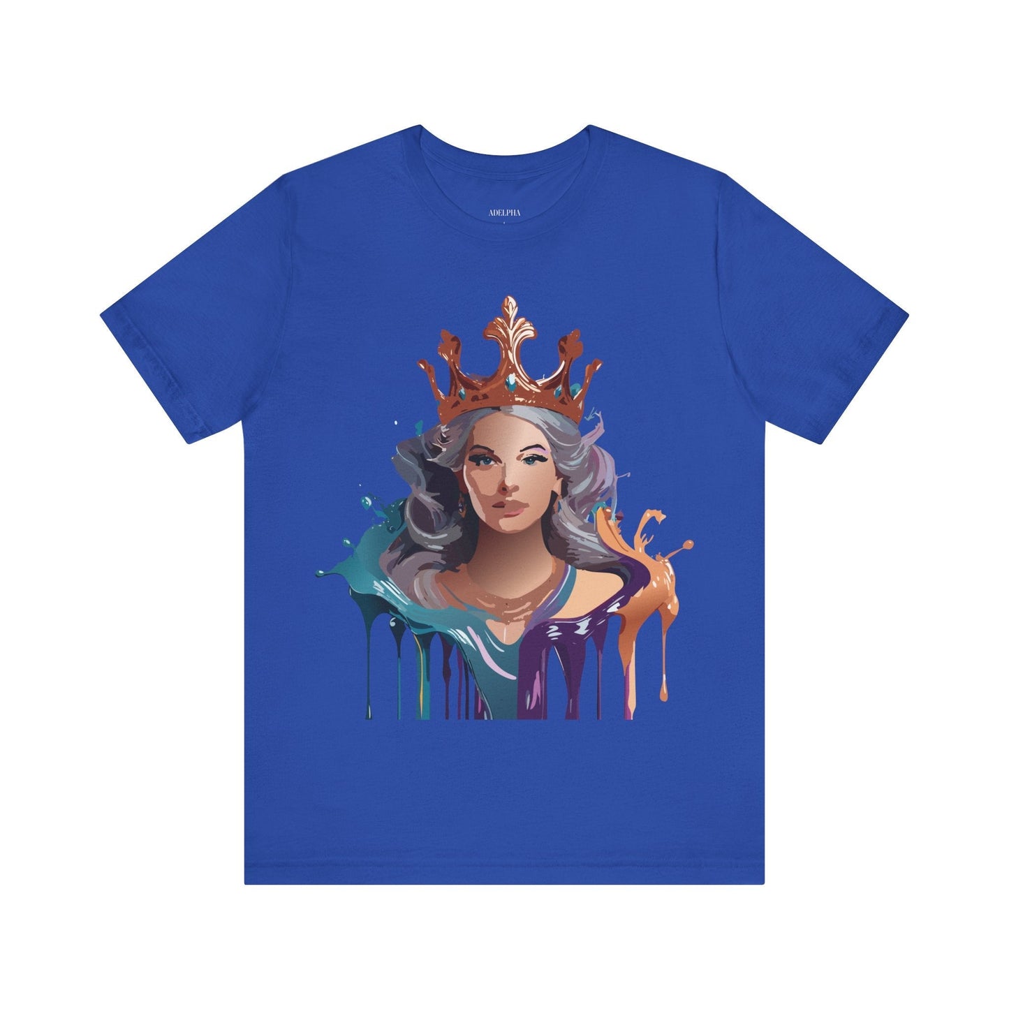 Queen Graphic Tee By Adelpha Art Design Unisex Short Sleeve Vintage Inspired Shirt