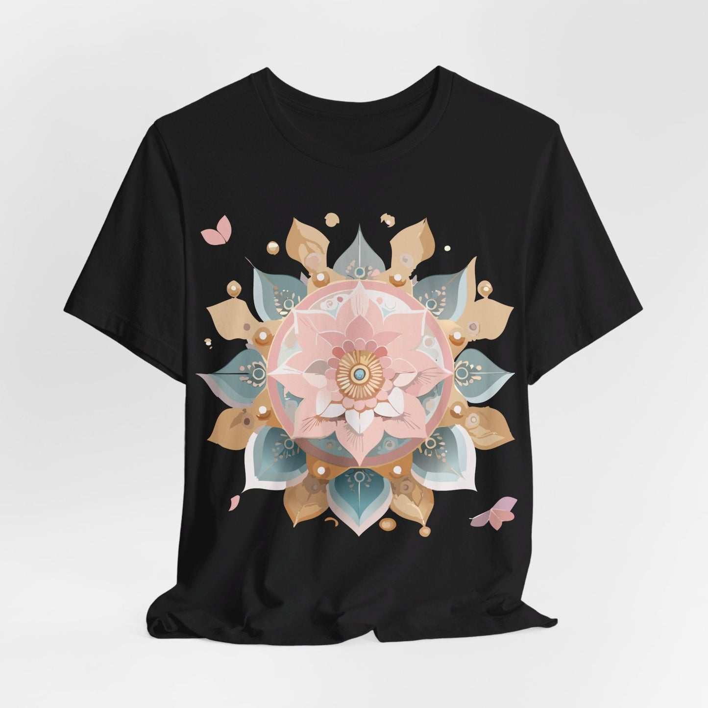 Adelpha Mandala Graphic Tee Unisex Vintage Inspired Art Design Shirt Premium Comfort