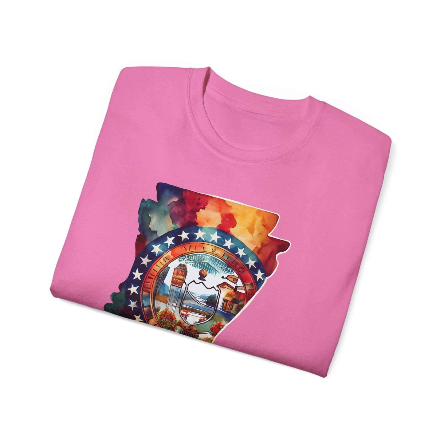 Arkansas Graphic Unisex Cotton T‑Shirt 1