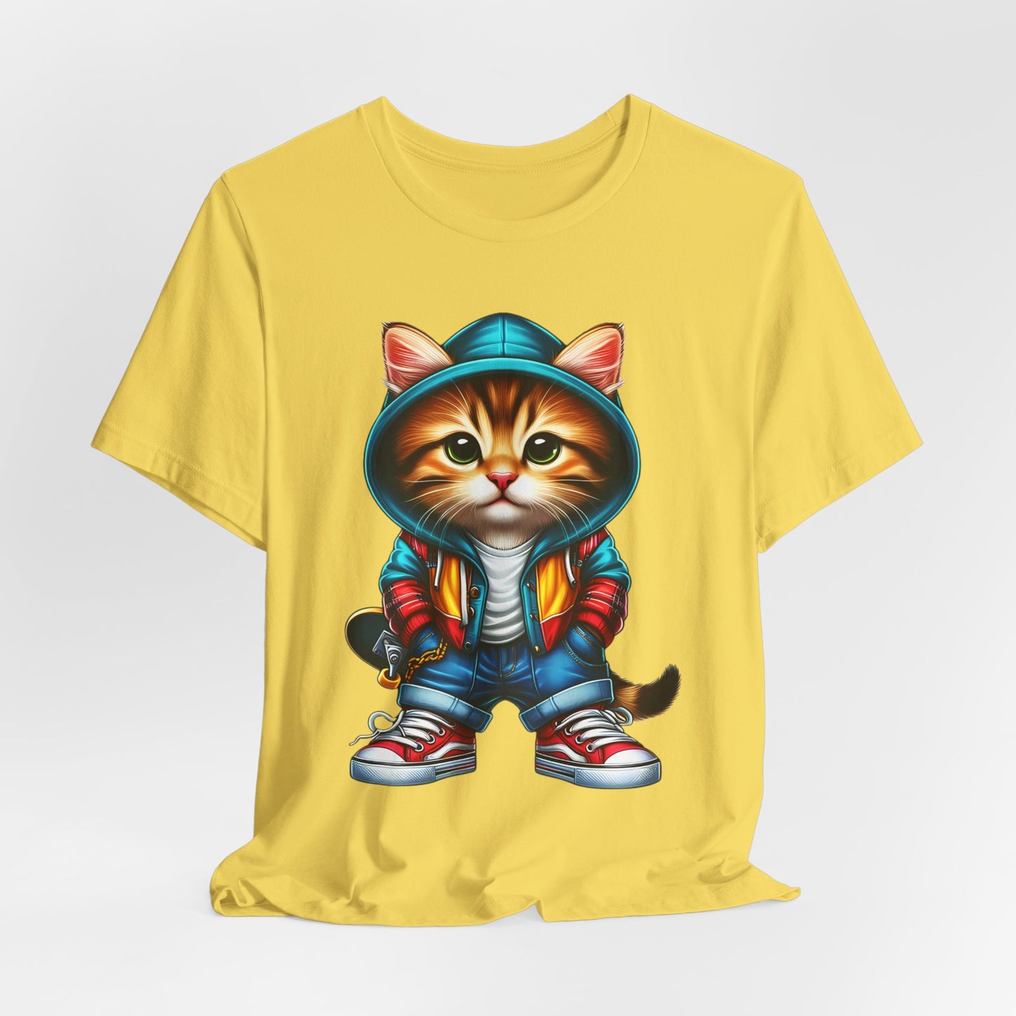 Mina Cool Cat Tee Shirt, Funny Cat T-Shirt, Pet Shirt, Animal Tees, Funny Animal T-Shirt, Graphic Tee