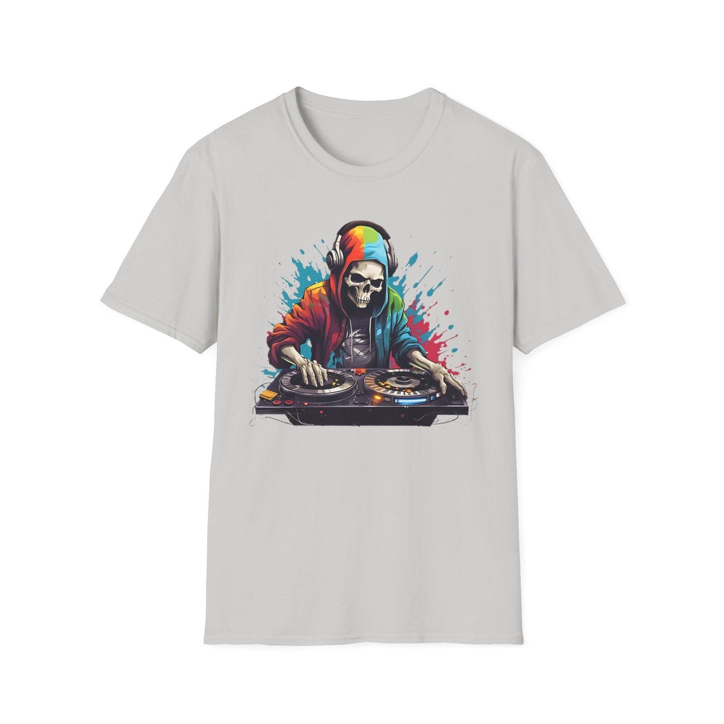 Skull T Shirt Unisex Skeleton Tee 100 Cotton Softstyle Gildan 64000 Graphic Tee Artwork