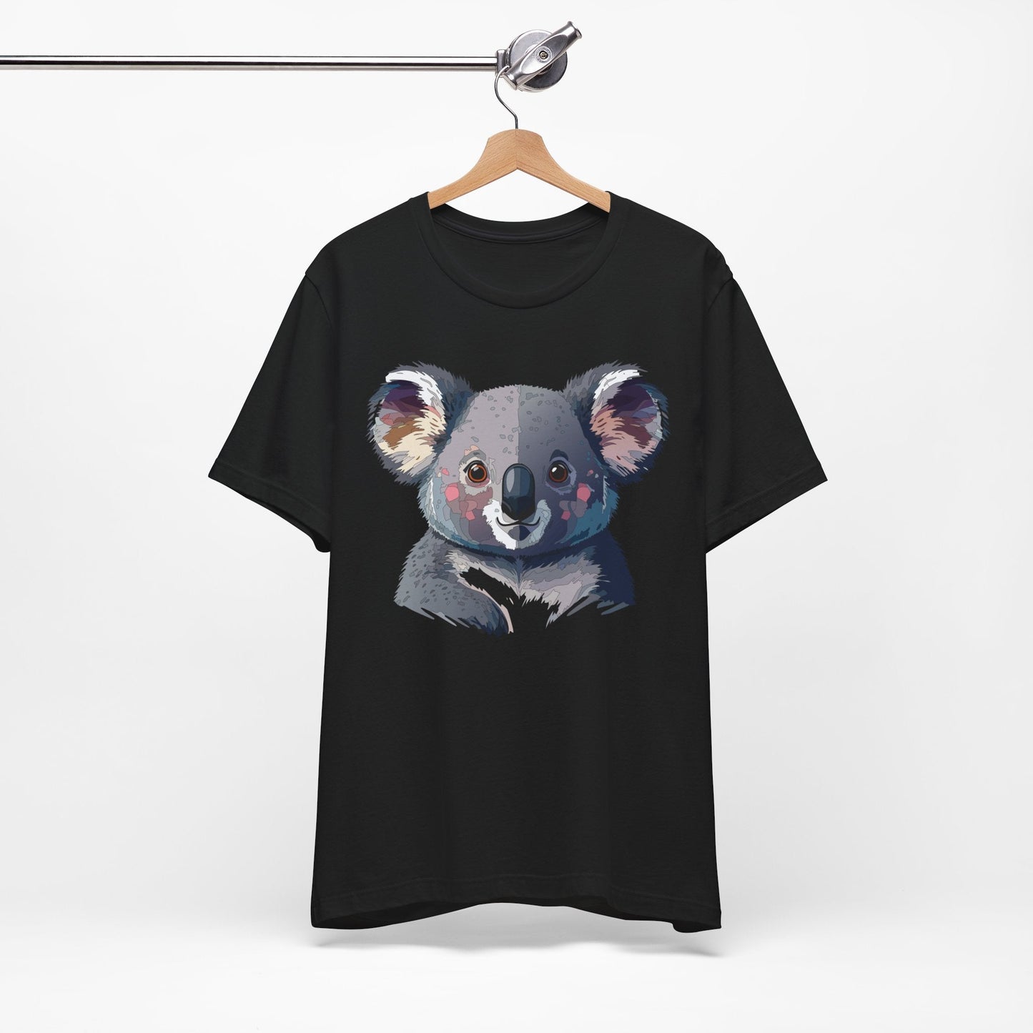 Unisex Animal Shirt With Animal Art Design Tee Wild Animals Short Sleeve Jersey Cotton