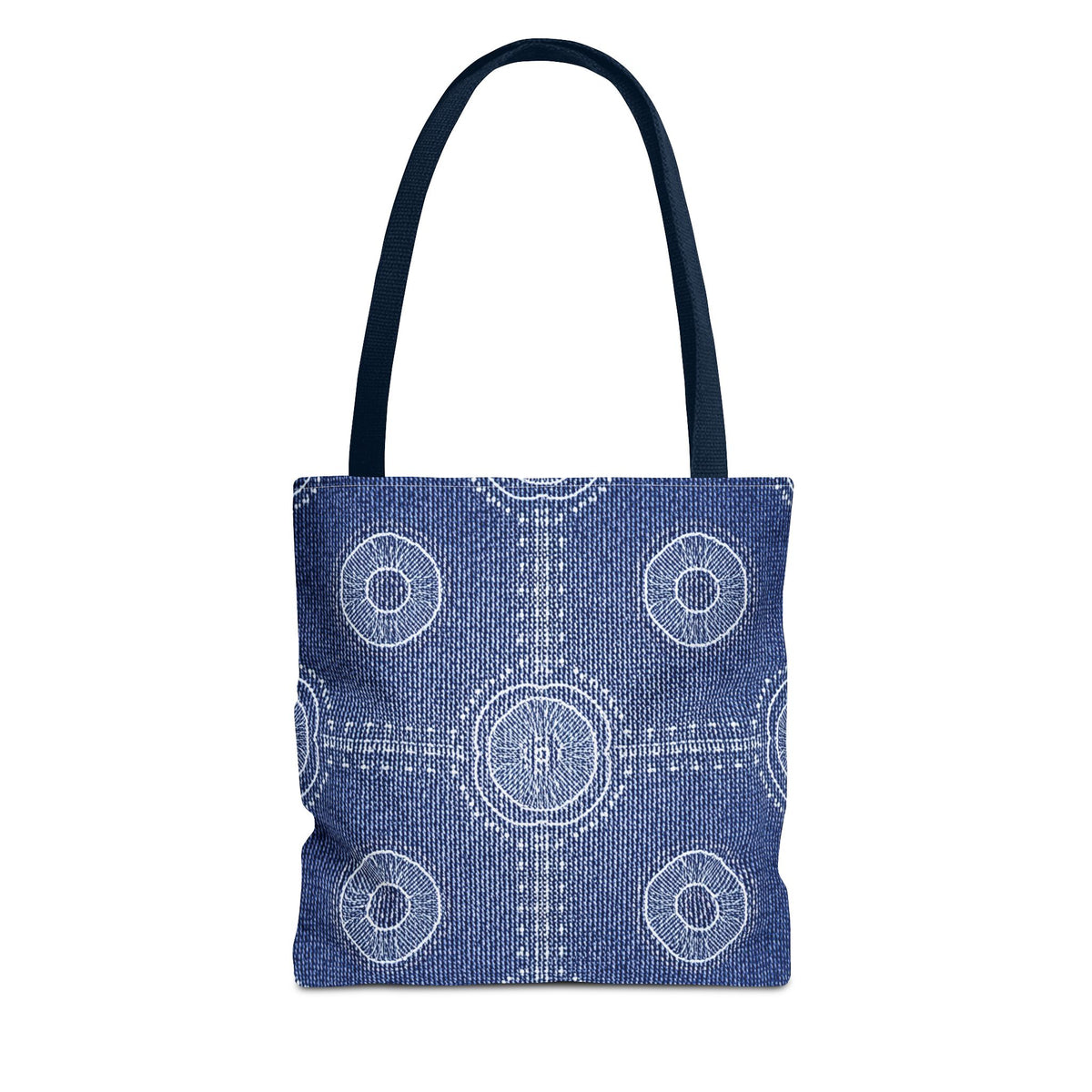 Denim Fabric Imitation Print Unisex Canvas Bag Poly Spun 3 Sizes Tote Bag 107