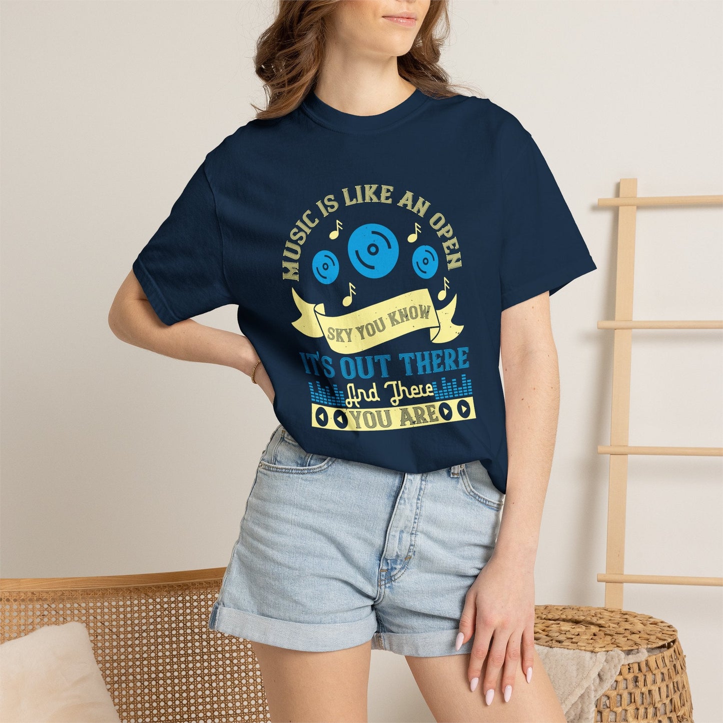 Music Graphic Design Unisex Cotton T-shirt m29