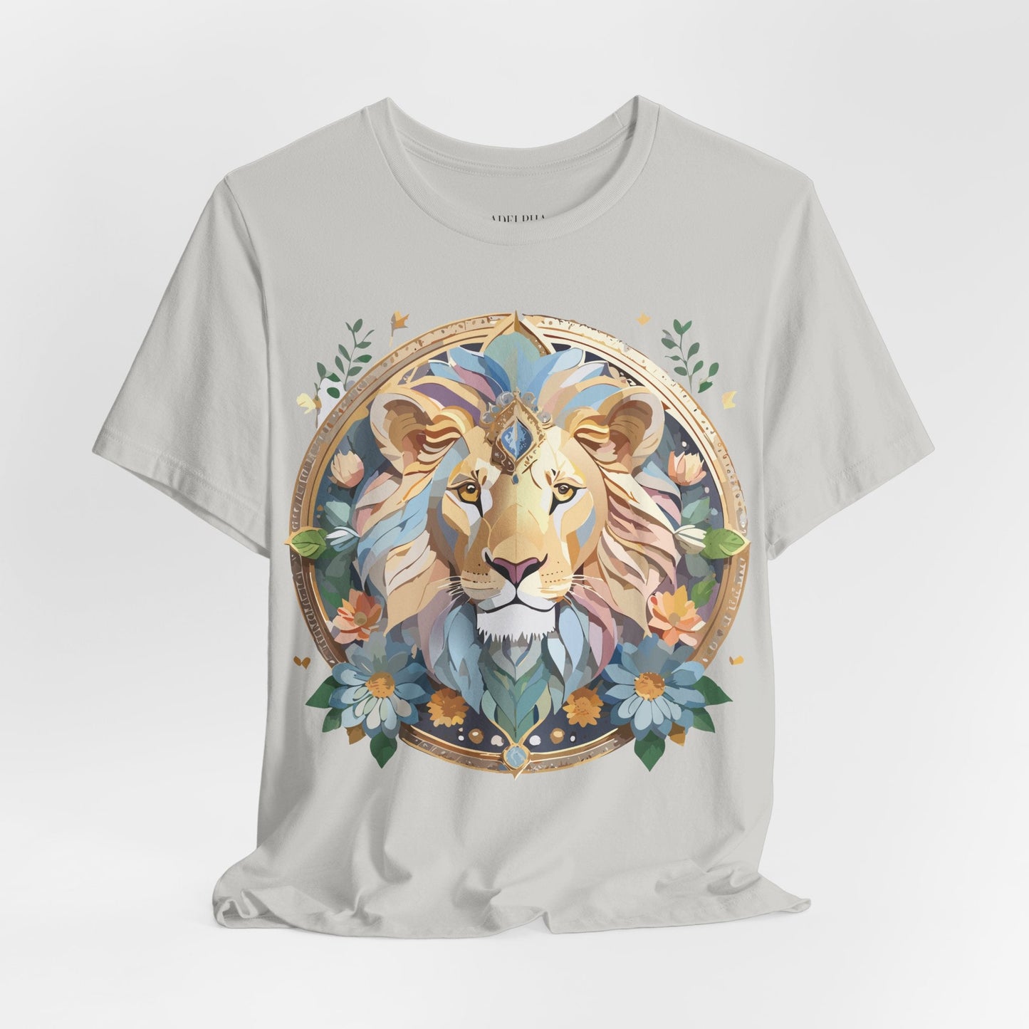 Medallion Graphic Unisex 100 Cotton Vintage Animal Medal Artwork Tee 3