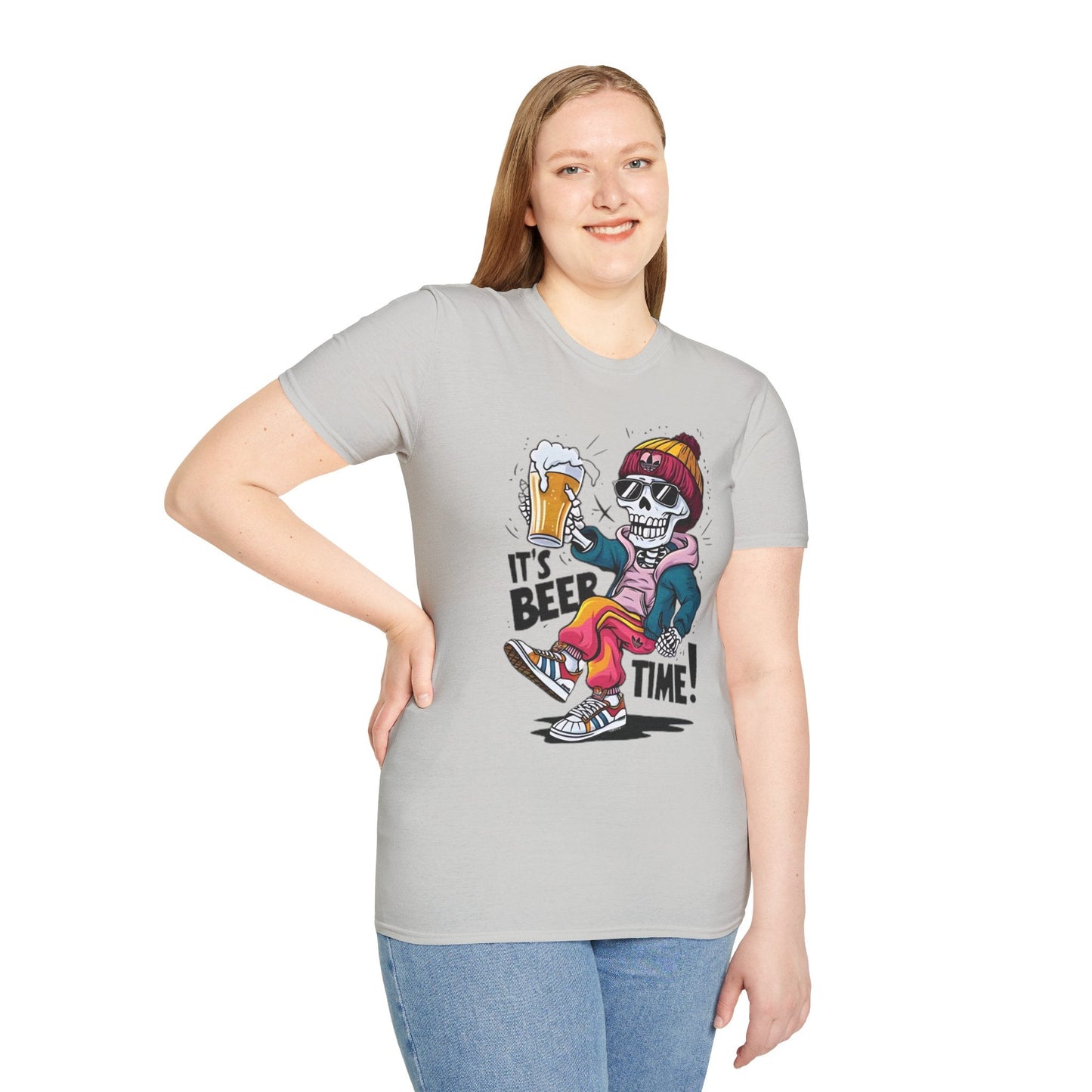 Gildan Softstyle 64000 Skull T Shirt Unisex Skeleton Graphic Tee Premium Comfort