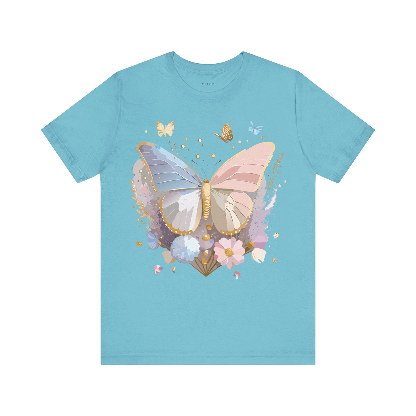 Butterfly Graphic Tee Adelpha Unisex Short Sleeve Shirt Vintage Inspired Art