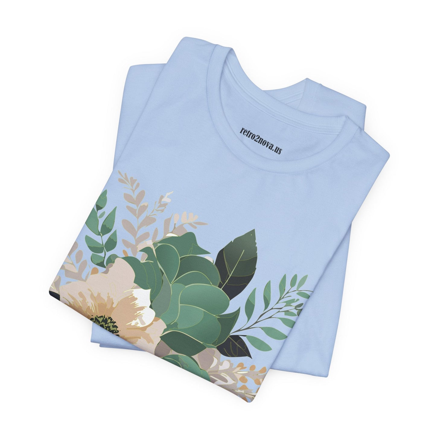 Flowers Shirt Floral Shirt Unisex Jersey Short Sleeve Tee From Flowers Collection Retro2Nova